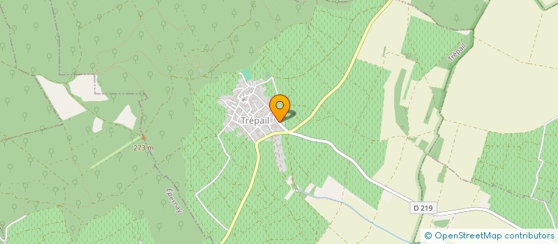 localisation de l'entreprise MONSIEUR JEAN DEFRANCE  TREPAIL