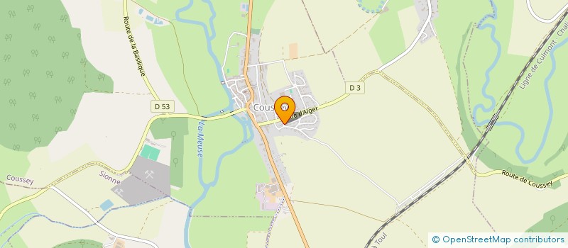 localisation de l'entreprise MONSIEUR JEAN DEGEORGES  COUSSEY