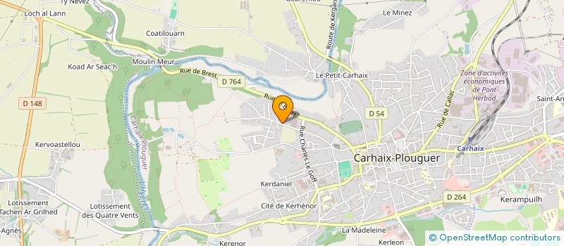 localisation de l'entreprise MONSIEUR JEAN DEGONTHO à CARHAIX-PLOUGUER