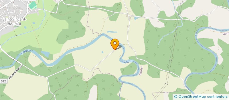 localisation de l'entreprise MONSIEUR JEAN DEGOS  SAINT-VINCENT-DE-PAUL