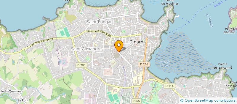 localisation de l'entreprise MONSIEUR JEAN DEGUYPE  DINARD