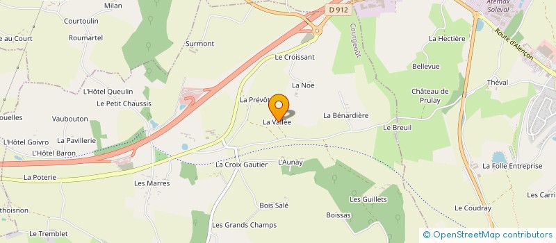 localisation de l'entreprise MONSIEUR JEAN DEHAIL à COURGEOUT