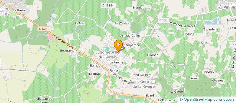 localisation de l'entreprise MONSIEUR JEAN DEHAUT à PERISSAC