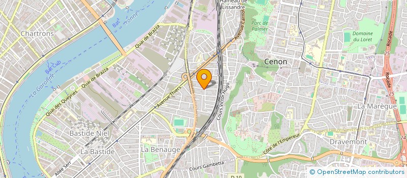 localisation de l'entreprise MONSIEUR JEAN DEJARDIN  CENON