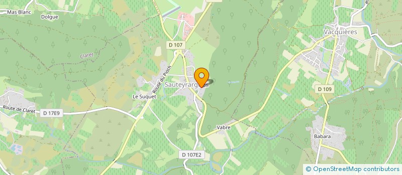 localisation de l'entreprise MONSIEUR JEAN DEJASSE  SAUTEYRARGUES