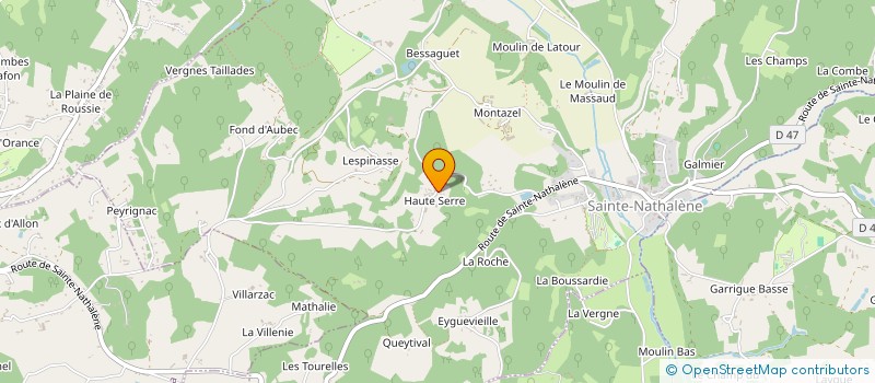 localisation de l'entreprise MONSIEUR JEAN DEJEAN  SAINTE-NATHALENE