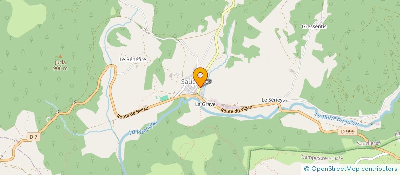 localisation de l'entreprise MONSIEUR JEAN DEJEAN  SAINT-JEAN-DU-BRUEL