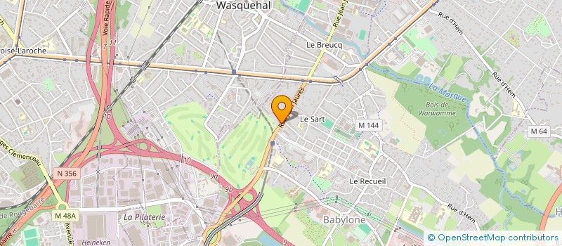 localisation de l'entreprise MONSIEUR JEAN DEJODE à VILLENEUVE-D'ASCQ