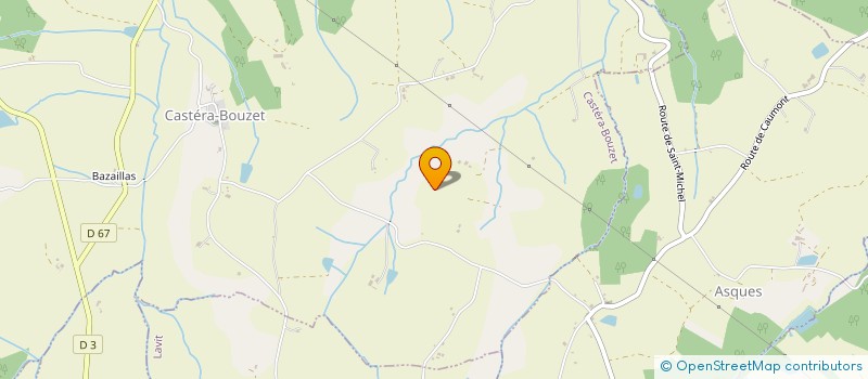 localisation de l'entreprise MONSIEUR JEAN DEL MARCO  CASTERA-BOUZET