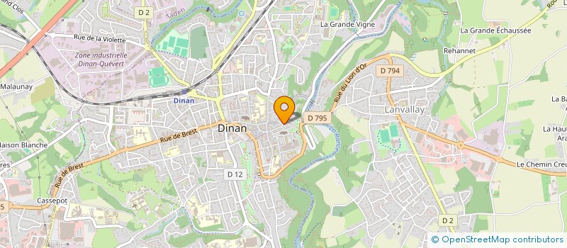 localisation de l'entreprise MONSIEUR JEAN DELABROSSE  DINAN