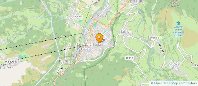 localisation de l'entreprise MONSIEUR JEAN DELABY  SAINT-LARY-SOULAN