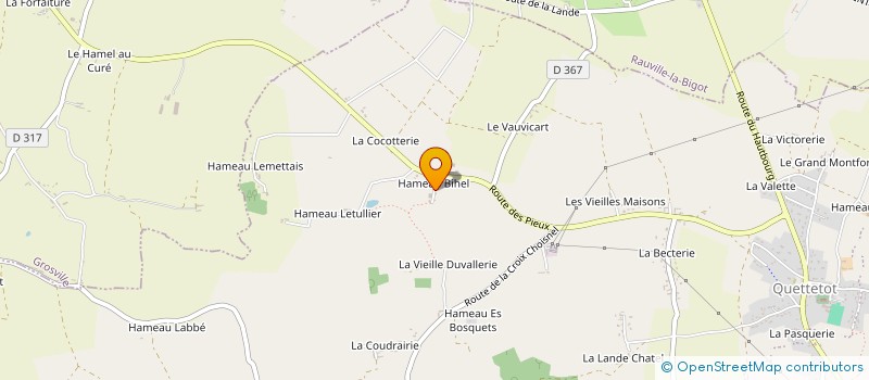 localisation de l'entreprise MONSIEUR JEAN DELACOTTE à BRICQUEBEC-EN-COTENTIN