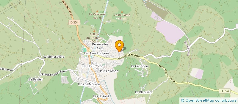 localisation de l'entreprise MONSIEUR JEAN DELACOUX à GINASSERVIS