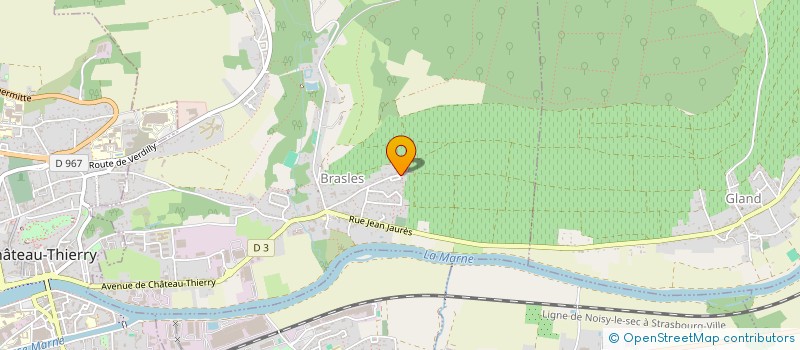 localisation de l'entreprise MONSIEUR JEAN DELAHAYE  BRASLES