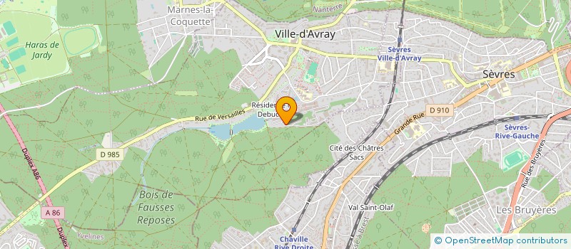 localisation de l'entreprise MONSIEUR JEAN DELALANDE à VILLE-D'AVRAY