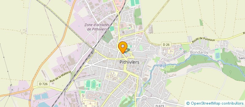 localisation de l'entreprise MONSIEUR JEAN DELALANDE à PITHIVIERS