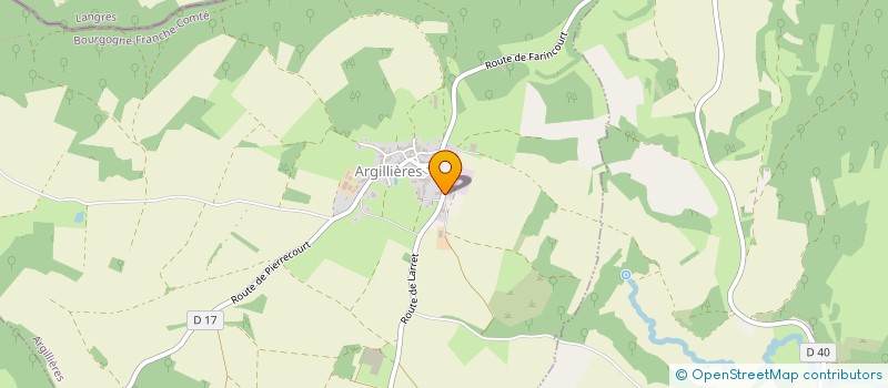 localisation de l'entreprise MONSIEUR JEAN DELAMARCHE  ARGILLIERES