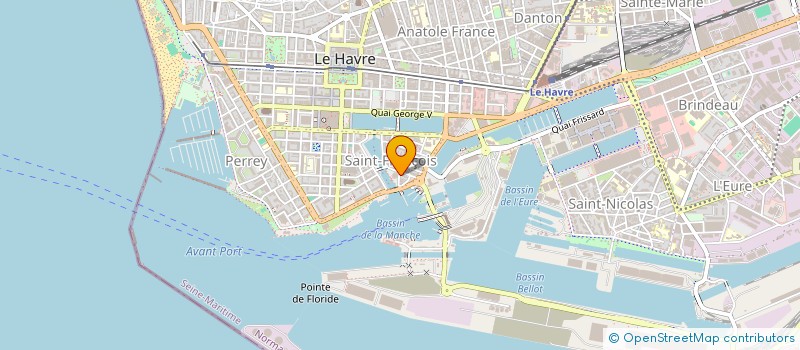 localisation de l'entreprise MONSIEUR JEAN DELAMARE  LE HAVRE