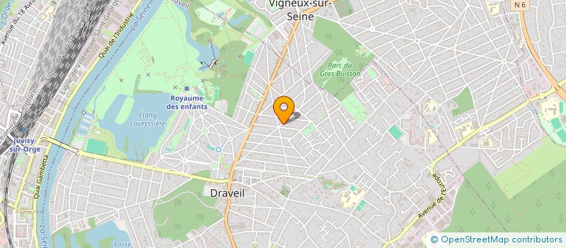 localisation de l'entreprise MONSIEUR JEAN DELANGE à DRAVEIL