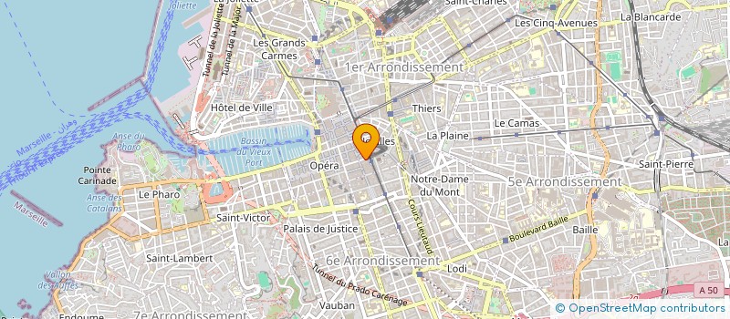 localisation de l'entreprise MONSIEUR JEAN DELANGLADE à MARSEILLE