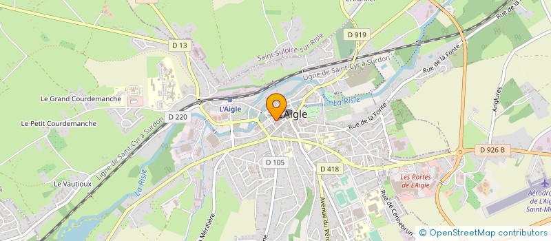 localisation de l'entreprise MONSIEUR JEAN DELANNOY à L'AIGLE