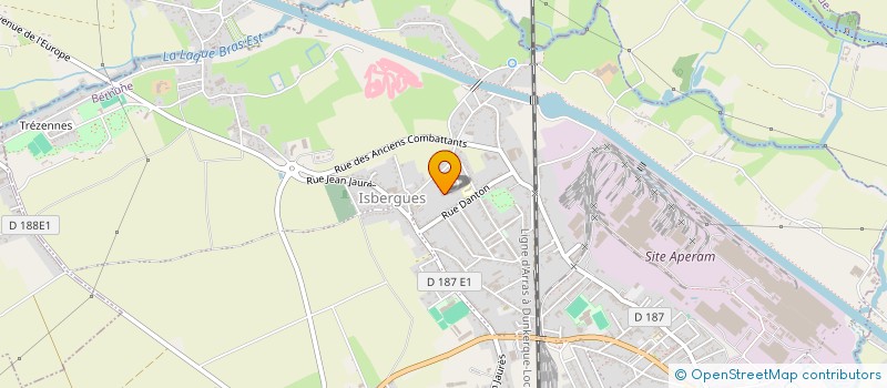 localisation de l'entreprise MONSIEUR JEAN DELANNOY à ISBERGUES