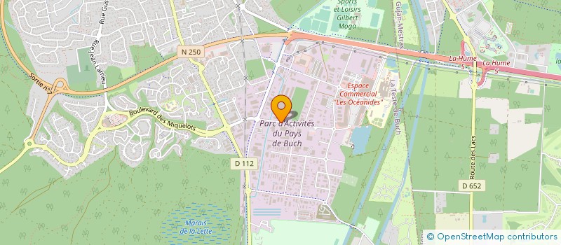 localisation de l'entreprise MONSIEUR JEAN DELAPORTE  LA TESTE-DE-BUCH