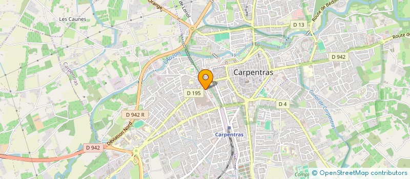 localisation de l'entreprise MONSIEUR JEAN DELARBRE  CARPENTRAS