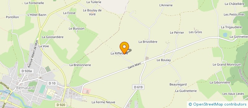 localisation de l'entreprise MONSIEUR JEAN DELAROQUE à REMALARD-EN-PERCHE