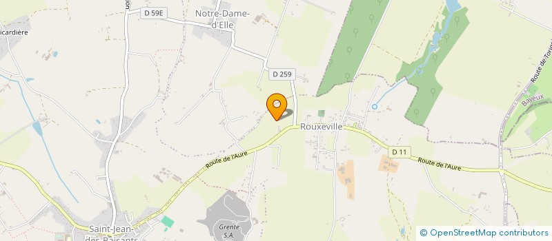 localisation de l'entreprise MONSIEUR JEAN DELAROQUE  SAINT-JEAN-D'ELLE