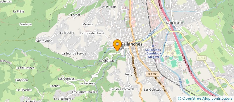 localisation de l'entreprise MONSIEUR JEAN DELASSIAZ à SALLANCHES