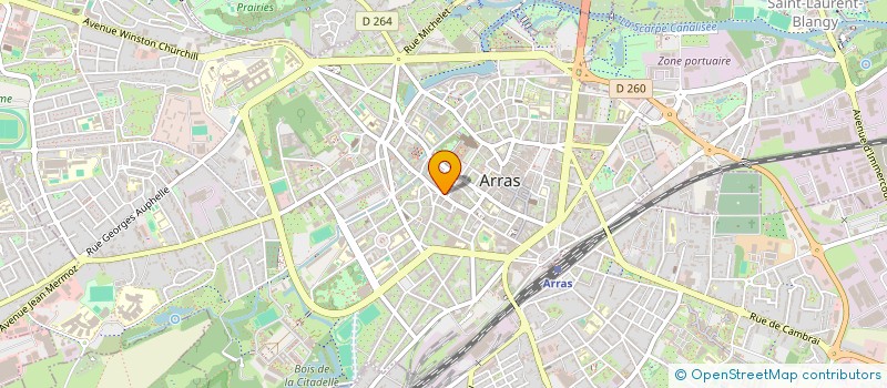 localisation de l'entreprise MONSIEUR JEAN DELATTRE à ARRAS