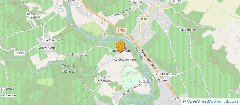 localisation de l'entreprise MONSIEUR JEAN DELAUNAY à VAL-DE-COGNAC