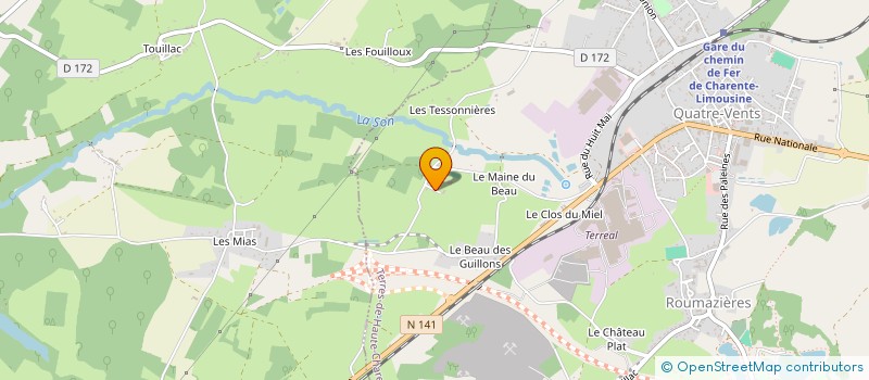 localisation de l'entreprise MONSIEUR JEAN DELAUNE à TERRES-DE-HAUTE-CHARENTE