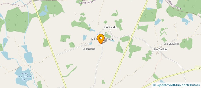 localisation de l'entreprise MONSIEUR JEAN DELAUTIER à NURET-LE-FERRON