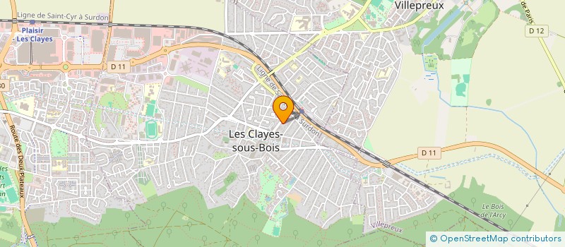 localisation de l'entreprise MONSIEUR JEAN DELAUTRE à LES CLAYES-SOUS-BOIS