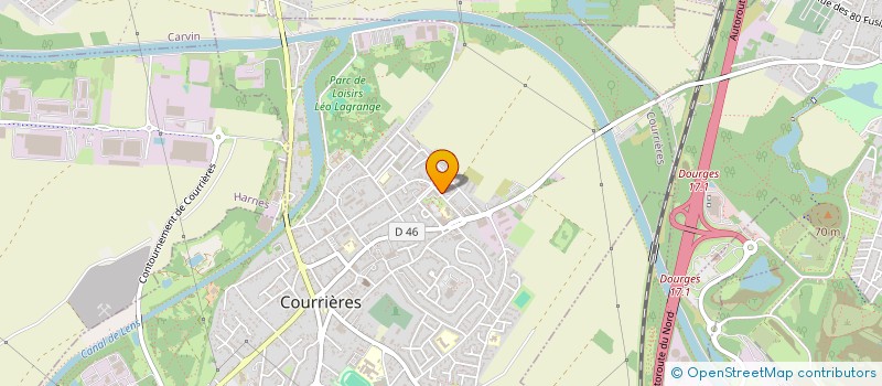 localisation de l'entreprise MONSIEUR JEAN DELAVALLE à COURRIERES