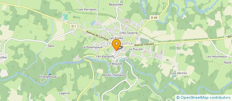 localisation de l'entreprise MONSIEUR JEAN DELAVALLE à COUZEIX