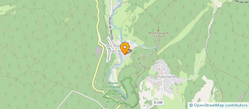 localisation de l'entreprise MONSIEUR JEAN DELAVENNE  LES PLANCHES-PRES-ARBOIS