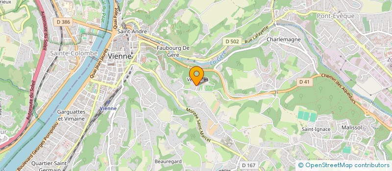 localisation de l'entreprise MONSIEUR JEAN DELAY à VIENNE