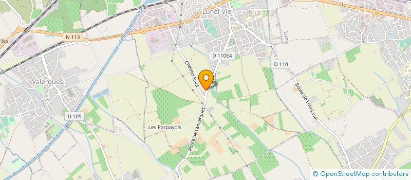 localisation de l'entreprise MONSIEUR JEAN DELAYE  LUNEL-VIEL