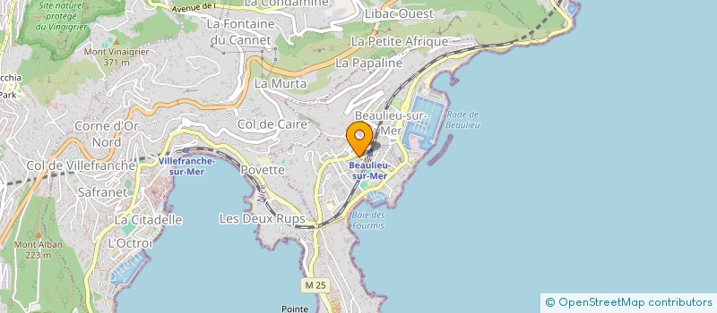 localisation de l'entreprise MONSIEUR JEAN DELBECQUE à BEAULIEU-SUR-MER