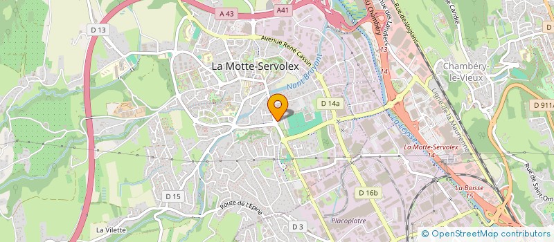 localisation de l'entreprise MONSIEUR JEAN DELBECQUE à LA MOTTE-SERVOLEX
