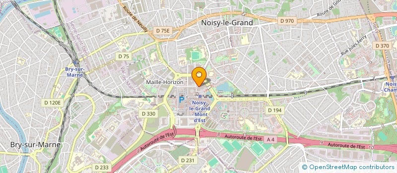 localisation de l'entreprise MONSIEUR JEAN DELBOS à NOISY-LE-GRAND