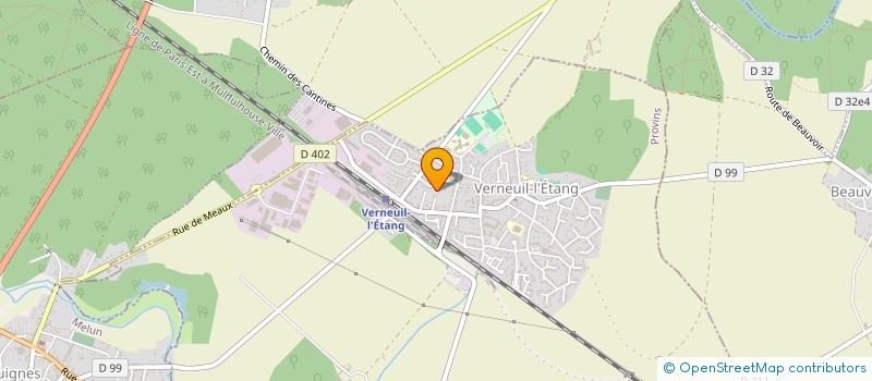 localisation de l'entreprise MONSIEUR JEAN DELCAME  VERNEUIL-L'ETANG