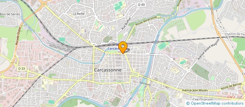 localisation de l'entreprise MONSIEUR JEAN DELDEBAT à CARCASSONNE