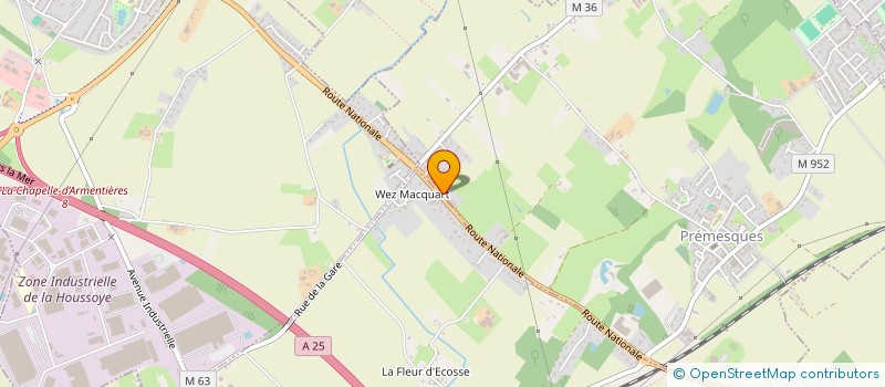 localisation de l'entreprise MONSIEUR JEAN DELEAU à ARMENTIERES