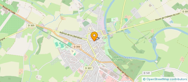 localisation de l'entreprise MONSIEUR JEAN DELECROIX  LE LUDE