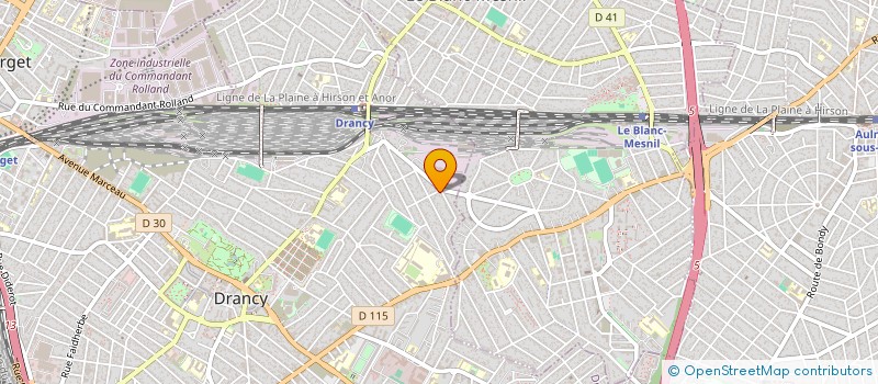 localisation de l'entreprise MONSIEUR JEAN DELEPINE  DRANCY