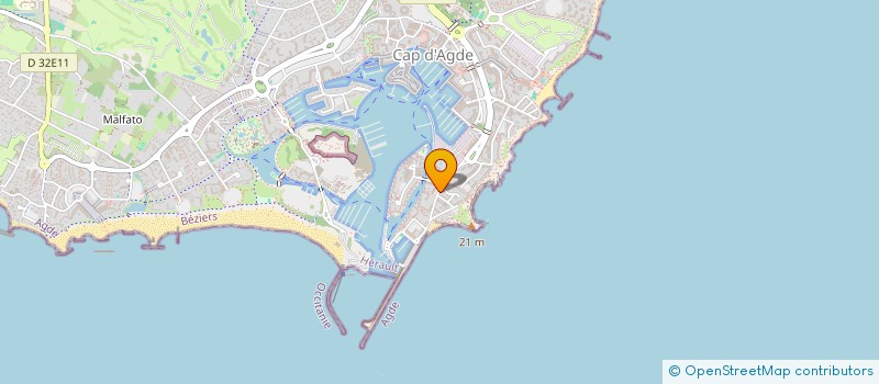 localisation de l'entreprise MONSIEUR JEAN DELEST  AGDE